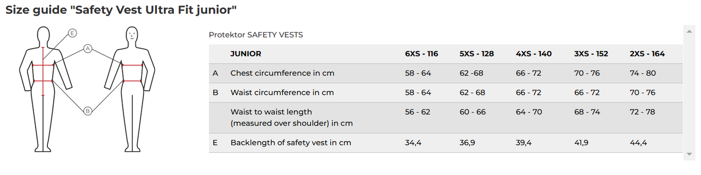 Komperdell Safety Vest Ultra Fit junior