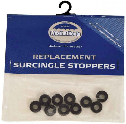 Rubber Surcingle Stoppers 10 pack