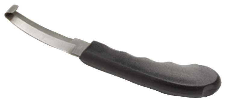 Double edge hoof knife