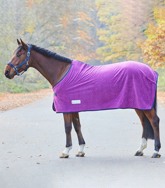 Unicorn Hearts Fleece Rug