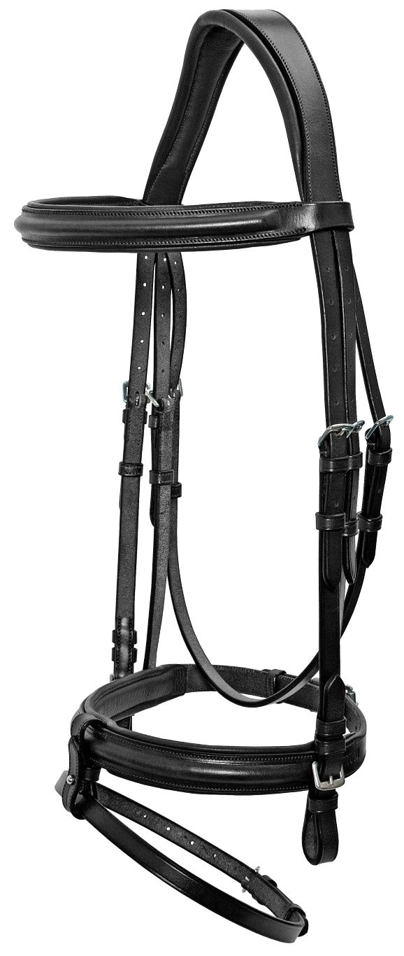 Platinum Padded Shaped Bridle