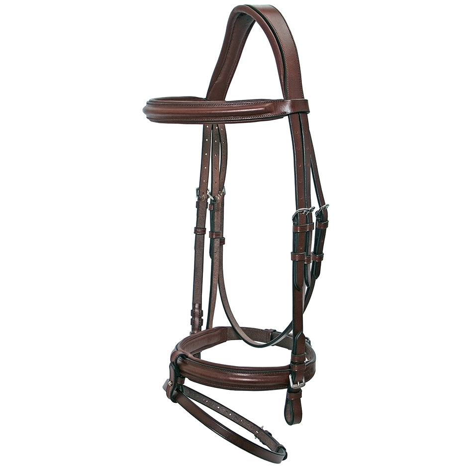 Platinum Padded Shaped Bridle