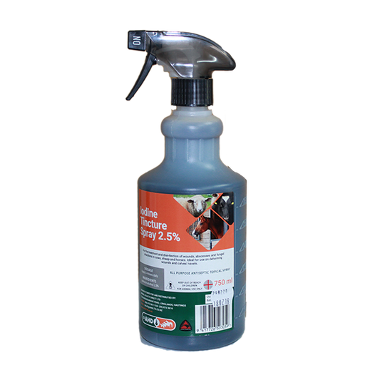 Iodine Tincture Spray 2.5% @ 10%