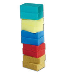 Assorted Coloured Sponges